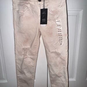 American Eagle Outfitters Women's Light Pink Skinny Jeans